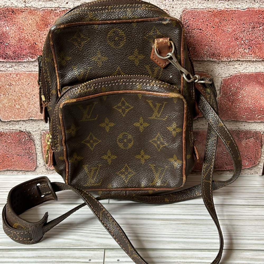 Louis Vuitton Brown Monogram Canvas Crossbody Bag